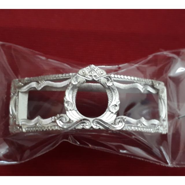 กรอบเลสเงินแท้เฉพาะ รุ่น."ศรฤทธิ์"/"รวย99" ขนาด4บาท หลวงพ่อรวย​ และอีกหลายๆรุ่น​ สอบถาม​ก่อนสั่งได้ค