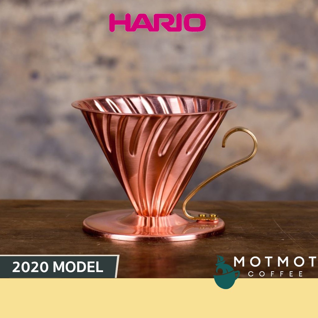 HARIO V60 Copper Dripper 02 (2020 Model) | ที่กรองกาแฟ ดริปเปอร์ ทองแดง ฮาริโอะ 02