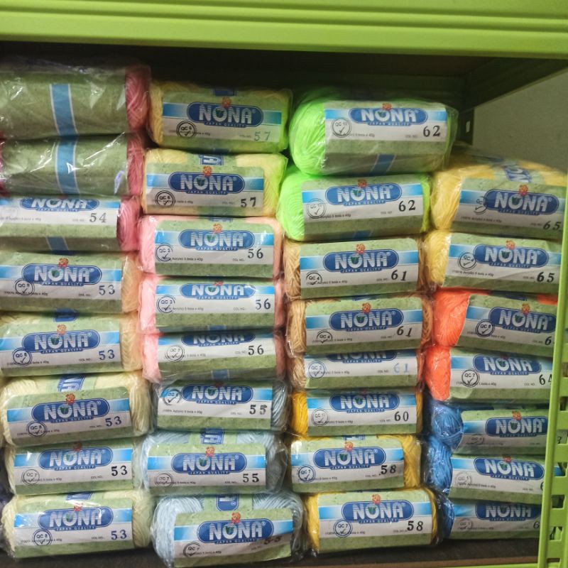 ด้ายโนนา 40กรัม รหัส80- 99