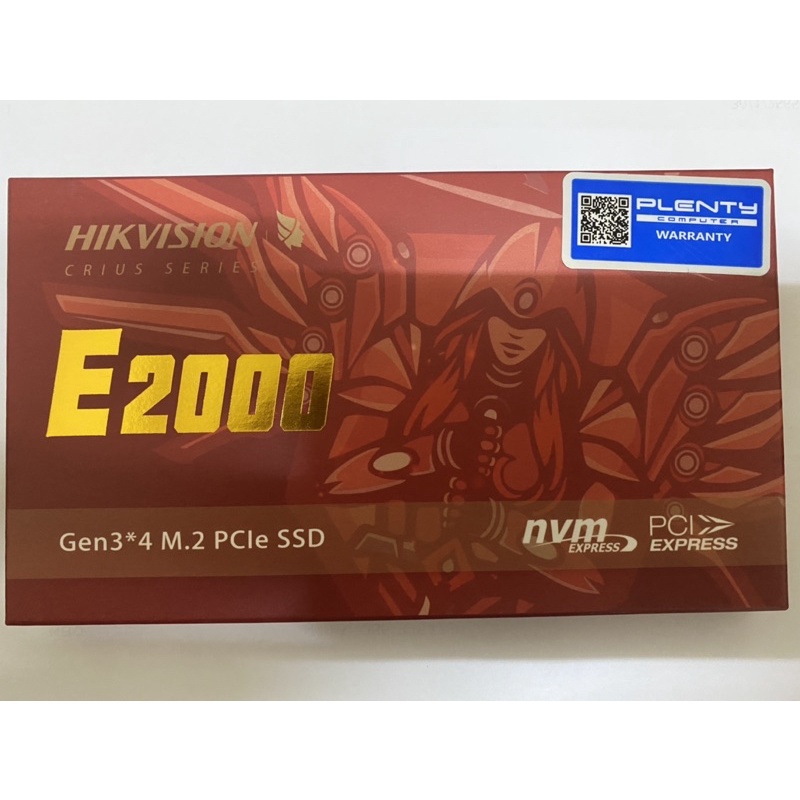 SSD Hikvision รุ่น E2000 Gen3x4 m.2 PCle SSD ขนาดความจุ 1 TB