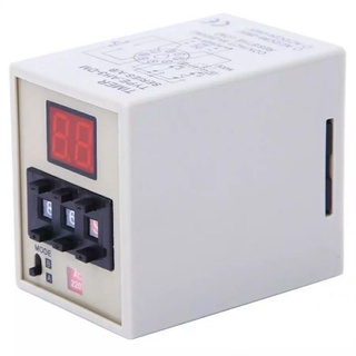 แถมฟรีซ็อกเก็ต👍CH3 CH3-AB 10A 220V Timer Delay Relay 0.01s-990hสินค้า​พร้อม​