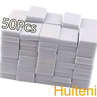 50PCS White Sponge Eraser Melamine Cleaner Multi-Functional Kitchen Dish Bathroom Cleaning Tools Nano Sponge【Huiteni】