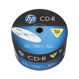 แผ่นซีดี CD-R  ยี่ห้อ hp ของแท้ 50 แผ่น