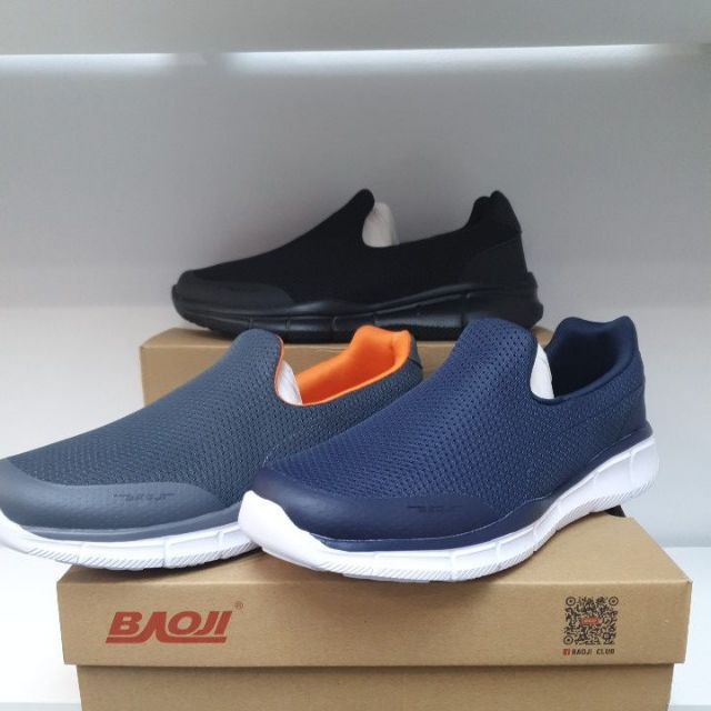 BAOJI บาโอจิ รุ่น BJM 328 รองเท้าผ้าใบ รองเท้าอีซี่ออนผู้ชาย