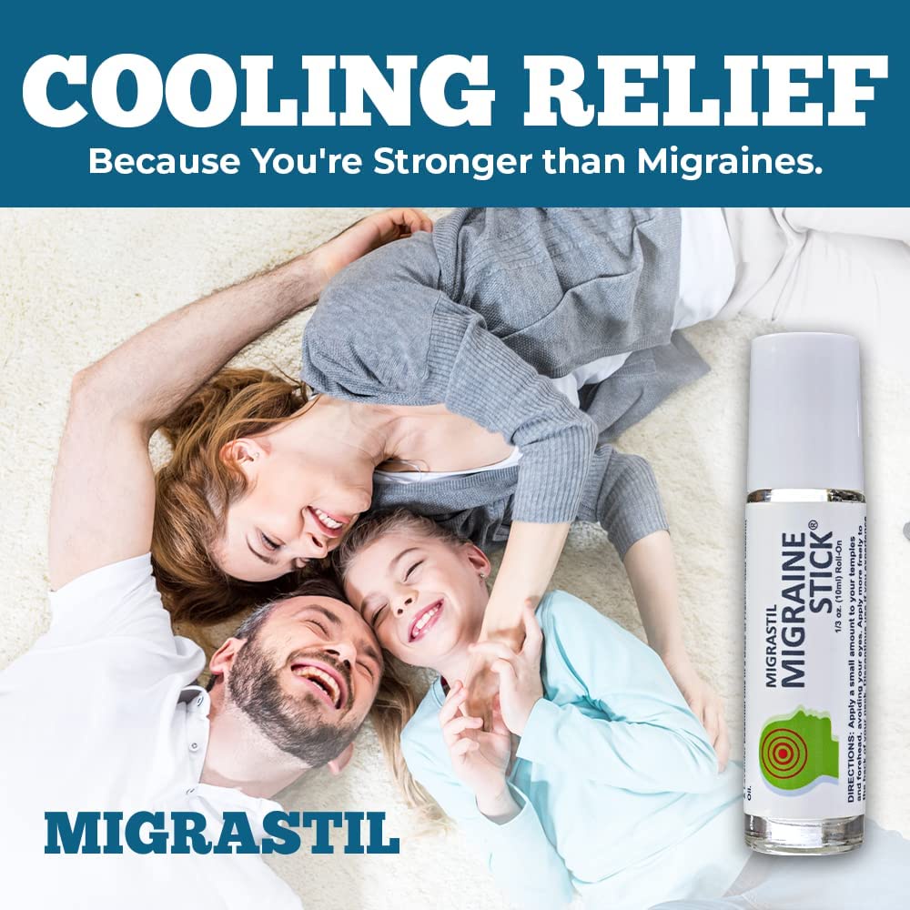 Migrastil® Migraine Stick Headache Relief Roll 10 ml ลูกกลิ้งน้ำมันหอมระเหย กลิ่นหอมสดชื่น ราคา ถูกที่สุด ดีลบีเคเค แกลเลอรีภาพที่ 4