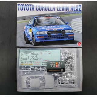 NUNU 1/24 TOYOTA COROLLA LEVIN AE92 89 SPA 24 HOURS (โมเดลรถยนต์ Model DreamCraft)