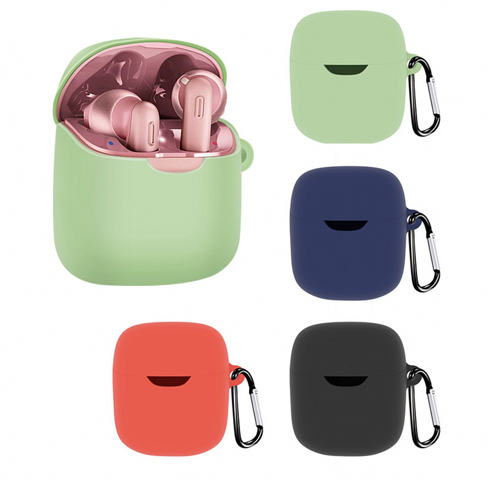 ซิลิโคนฝาครอบป้องกันเชลล์ป้องกันการล่มสลายหูฟังสําหรับ JBL Tune 220 TWS ไร้สาย BT หูฟังอุปกรณ์เสริม