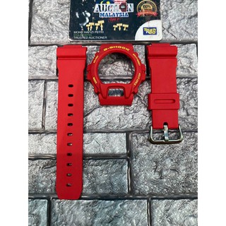 Bnb DW6900 MERAH WORDING KUNING + BUCKLE JAPAN