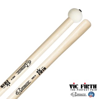 Vic Firth® ไม้กลอง MB0H ไม้กลองใหญ่มาร์ชชิ่ง หัวไม้สักหลาดแข็ง เหมาะสำหรับกลองเบสขนาด 14 – 18 นิ้ว ** Made in U.S.A. **