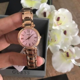 Guess สายสแตนเลสสี โรสโกลด์ สวยมากค้า