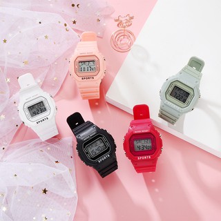 พร้อมส่ง นาฬิกาแฟชั่น ผู้หญิงและผู้ชาย นาฬิกาดิจิตอล ระบบไฟ LED รุ่น INS01