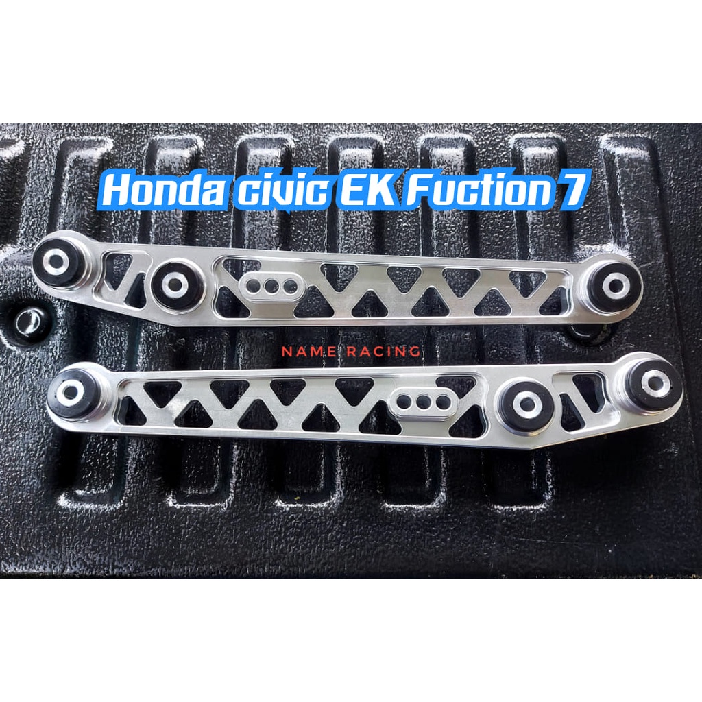 ปีกนกแต่ง อลูมิเนียม Cnc Fuction7  สำหรับรถ Civic EK 96-00 แบบใส่โช๊คเดิม งานตัวหนาพิเศษ