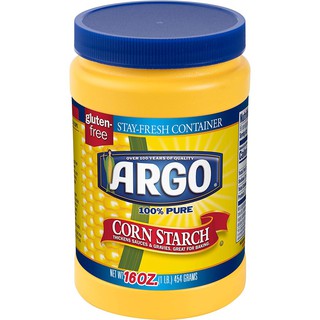 Argo 100%Pure Cornstarch 454g. แป้งข้าวโพด100%.