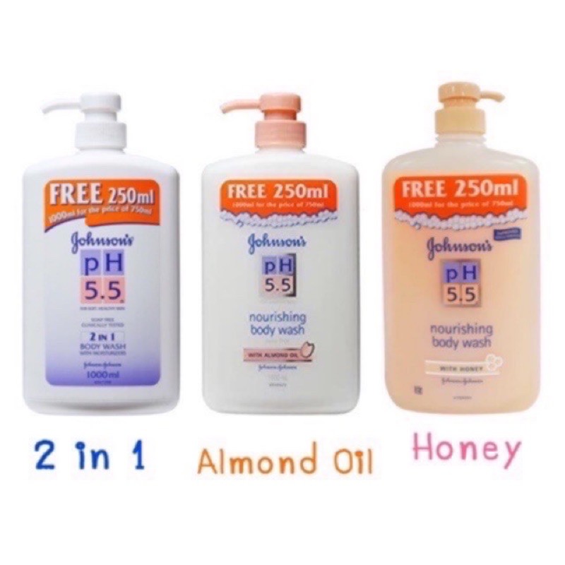 ครีมอาบน้ำ Johnson'S Ph 5.5 ขนาด 1000Ml | Shopee Thailand