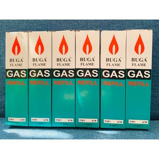 แก๊สกระป๋อง (6 กระป๋อง)BUGA GAS REFILLกระป๋องเล็กขนาด50กรัม