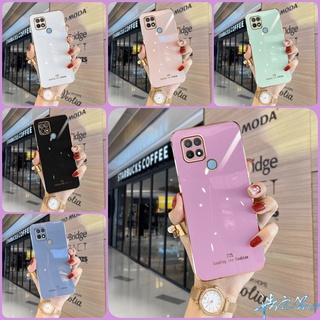 เคส OPPO A15S เคส A15 2022 ใหม่หรูหราเนื้อนุ่มซิลิโคนโทรศัพท์ครอบคลุมทุกเพศ