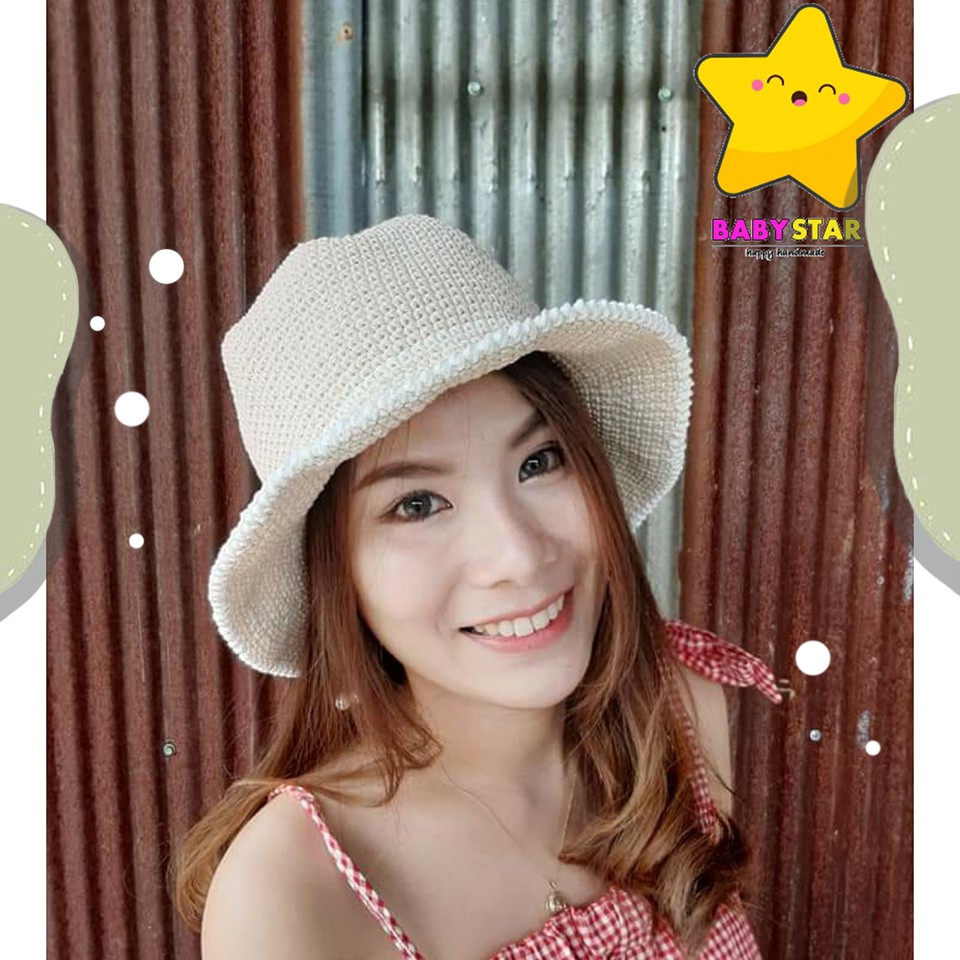 BBS พร้อมส่ง มีเฉพาะร้านนี้เท่านั้น  หมวกถักแฮนด์เมด หมวกสาน (แต่งโบว์) ปีกกว้าง น่ารัก สไตล์ korea