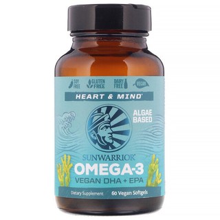 💥Pre order 💫💫🇺🇸 Sunwarrior Omega-3, Vegan DHA + EPA, 60 Vegan Softgels