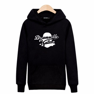 เสื้อกันหนาว มีฮู้ด พิมพ์ลาย Dreamville เข้ากับทุกการแต่งกาย แฟชั่นฤดูใบไม้ผลิ และฤดูใบไม้ร่วง สําหรับผู้ชาย เพื่อน XY