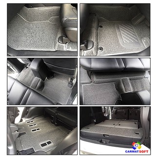 พรมดักฝุ่นไวนิล  NEW PAJERO SPORT 2015-18 รุ่น VINYL MAT รีดขอบ สีเทา102