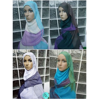 พร้อมส่ง​ Hijab ผ้าพัน ผ้าพันยาว​ ผ้าคลุมยาว​ ผ้าฮิญาบ​ ผ้าคลุมผม​ เนื้อผ้าทอนุ่ม​คลุมง่าย​