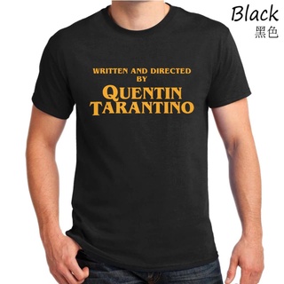 Itrrt1258 เสื้อยืดผ้าฝ้าย พิมพ์ลายภาพยนตร์ Written And Directed By Quentin Tarantino Pulp Fiction Django Kill Bill 2 S