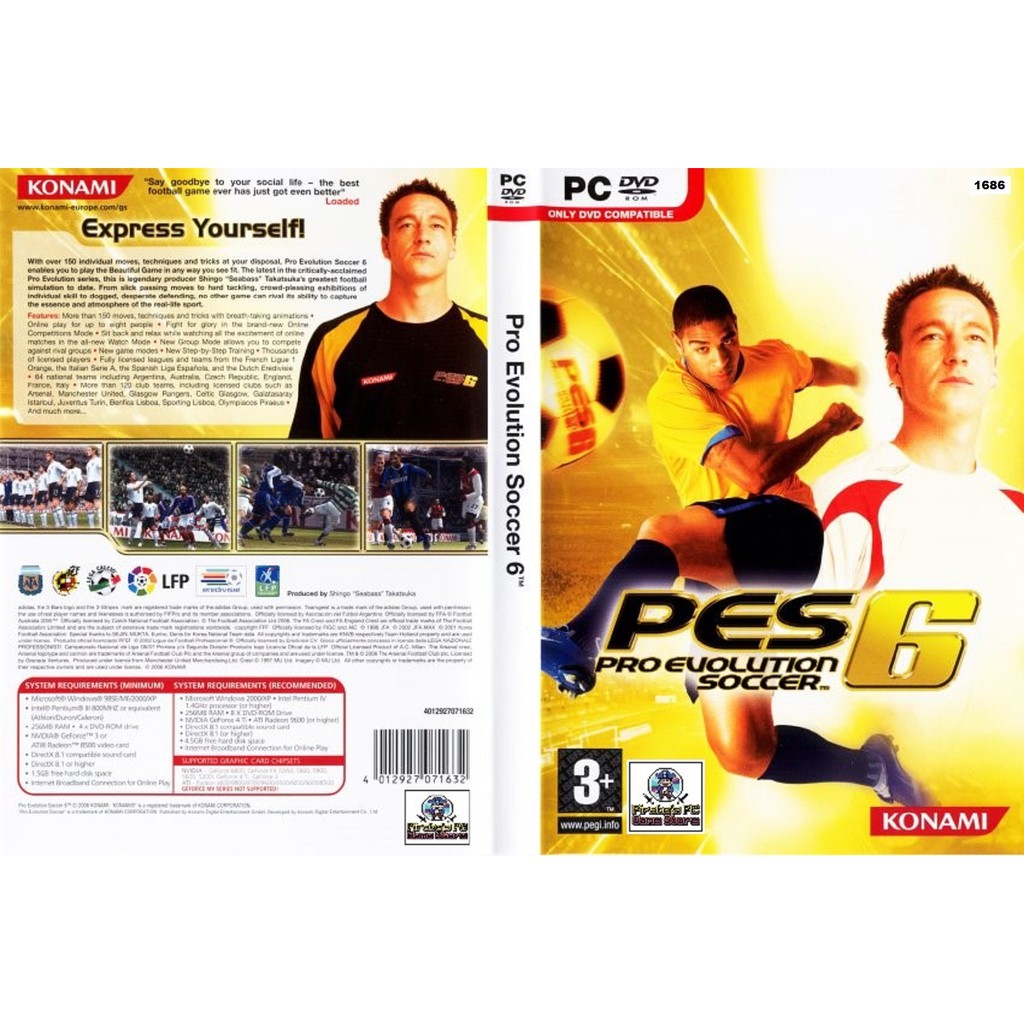(PC DVD) Pro Evolution Soccer 6 / PES 6
