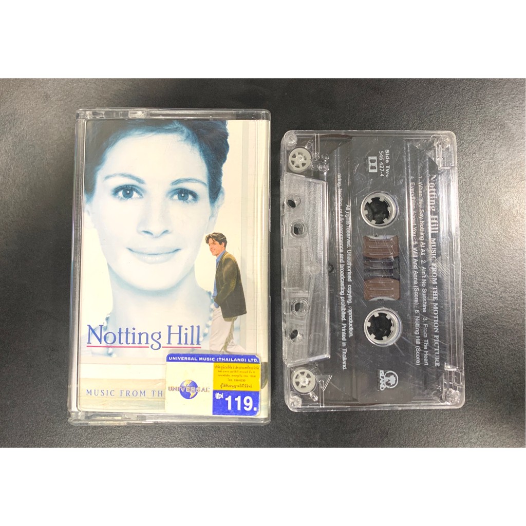 เทปเพลง Notting Hill - MUSIC FROM THE MOTION PICTURE หายาก