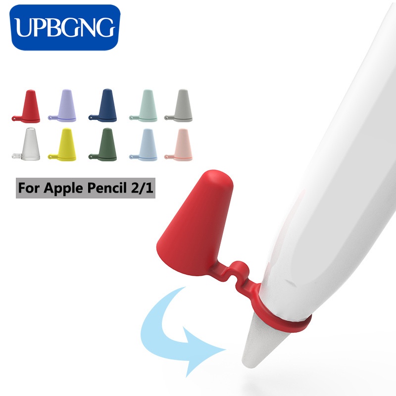 เคสซิลิโคน ปิดเสียง สําหรับปากกาสไตลัส Apple Pencil 2nd 1st Generation 10 ชิ้น
