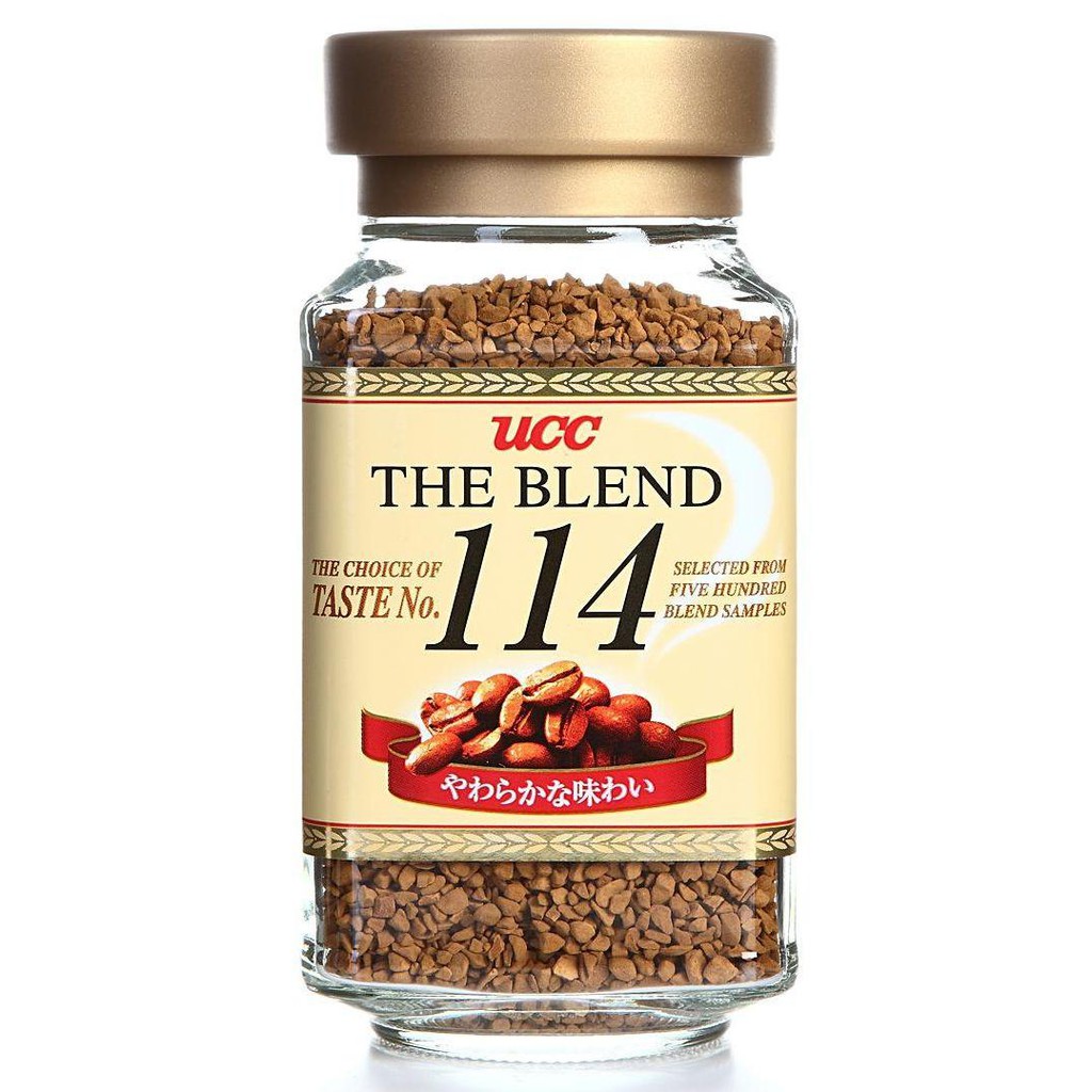﻿UCC The Blend 114 Soft & Mild Instant Coffee 90g. (Japan Imported) ยูซีซี 114 กาแฟสำเร็จรูป