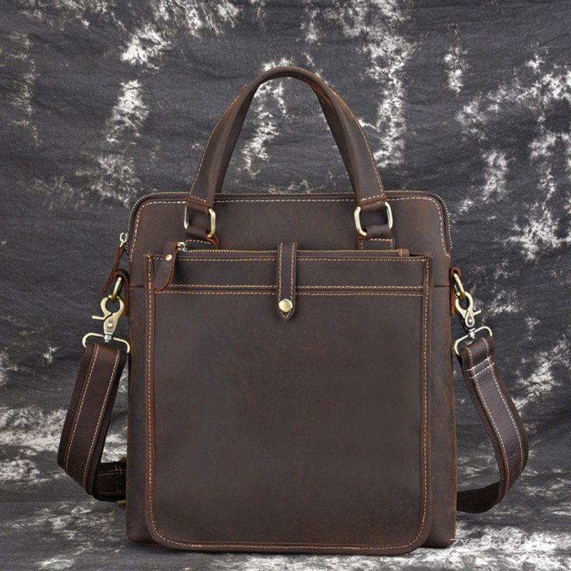 lMvj Genuine Leather Messenger One Shoulder Handbag CrossBody Bag ...