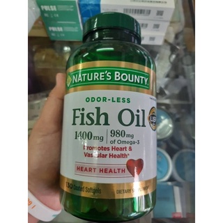 Nature’s Bounty Fish Oil - 1400 mg - 130 Coated Softgels