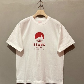 Beams Japan Mt. ลิมิเต็ด จากญี่ปุ่น เสื้อยืดแขนสั้น พิมพ์ลายโลโก้ Fuji