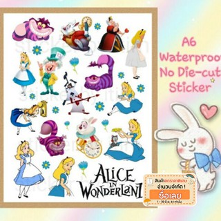 สติ๊กเกอร์ Alice in Wonderland