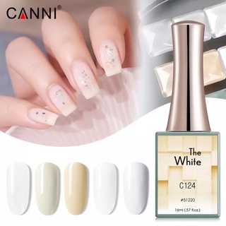 [ใส่โค้ด INCSL12 ลด 50%] Canni - The White สีเจลแคนนิ เซทสีขาว ขนาด 16 ml