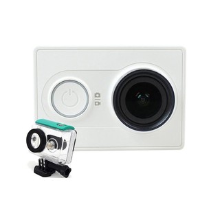 Action Camera ( White ) + Waterproof Case สีเขียว
