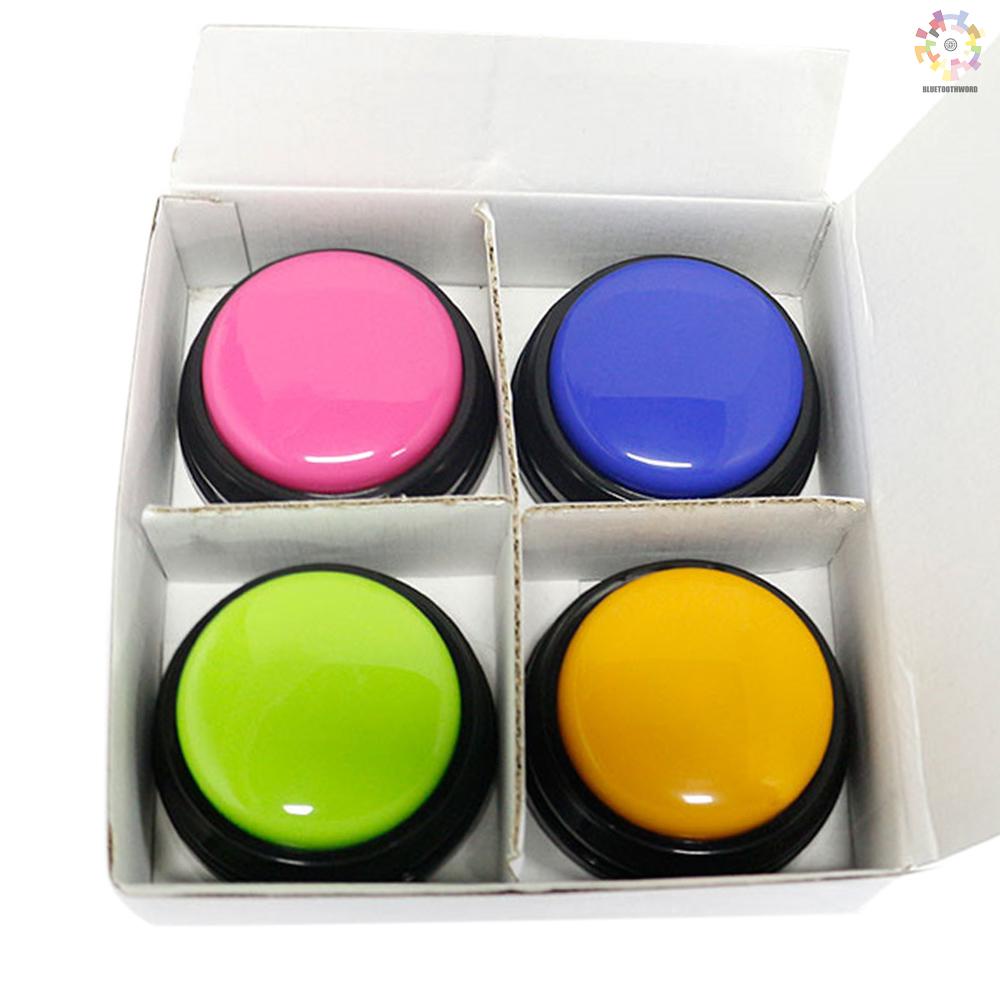 [new]【Blue Stock】Small Size Easy Carry Voice Recording Sound Button for