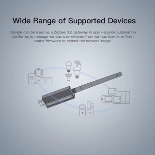 Sonoff ZB Dongle-P Zigbee 3.0 ดองเกิล USB ไร้สาย 2MQTT พร้อมเสาอากาศ