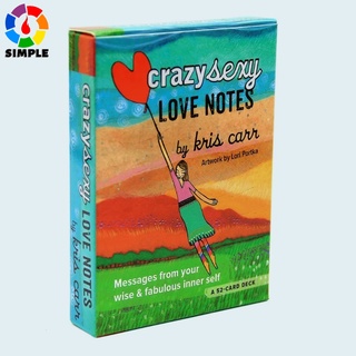 Crazy Sexy Love Notes A 52-Card Deck Card Game Tarot