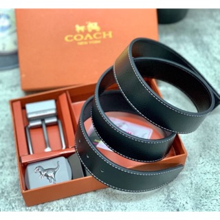 🤩New!! COACH BELT PACK BOX SET 🍃เซ็ทเข็มขัด สุดคุ้ม ซื้อ1ได้ถึง2ค่ะ!!