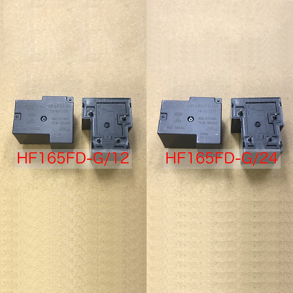 Relay HF165FD-G 24-HY1STF รีเลย์ตู้เชื่อม12V 24V 48V 40A/250V ใช้กับตู้เขื่อม