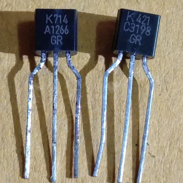 10ตัว C3198 A1266 ยี่ห้อ KEC KTC3198 KTA1266 ของค้างสต๊อก ราคาต่อ 10 ...