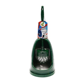 แปรงล้างโถสุขภัณฑ์พร้อมแท่นวาง เขียวเข้ม NCL แปรงขัดอเนกประสงค์ Toilet brush with stand, dark green NCL