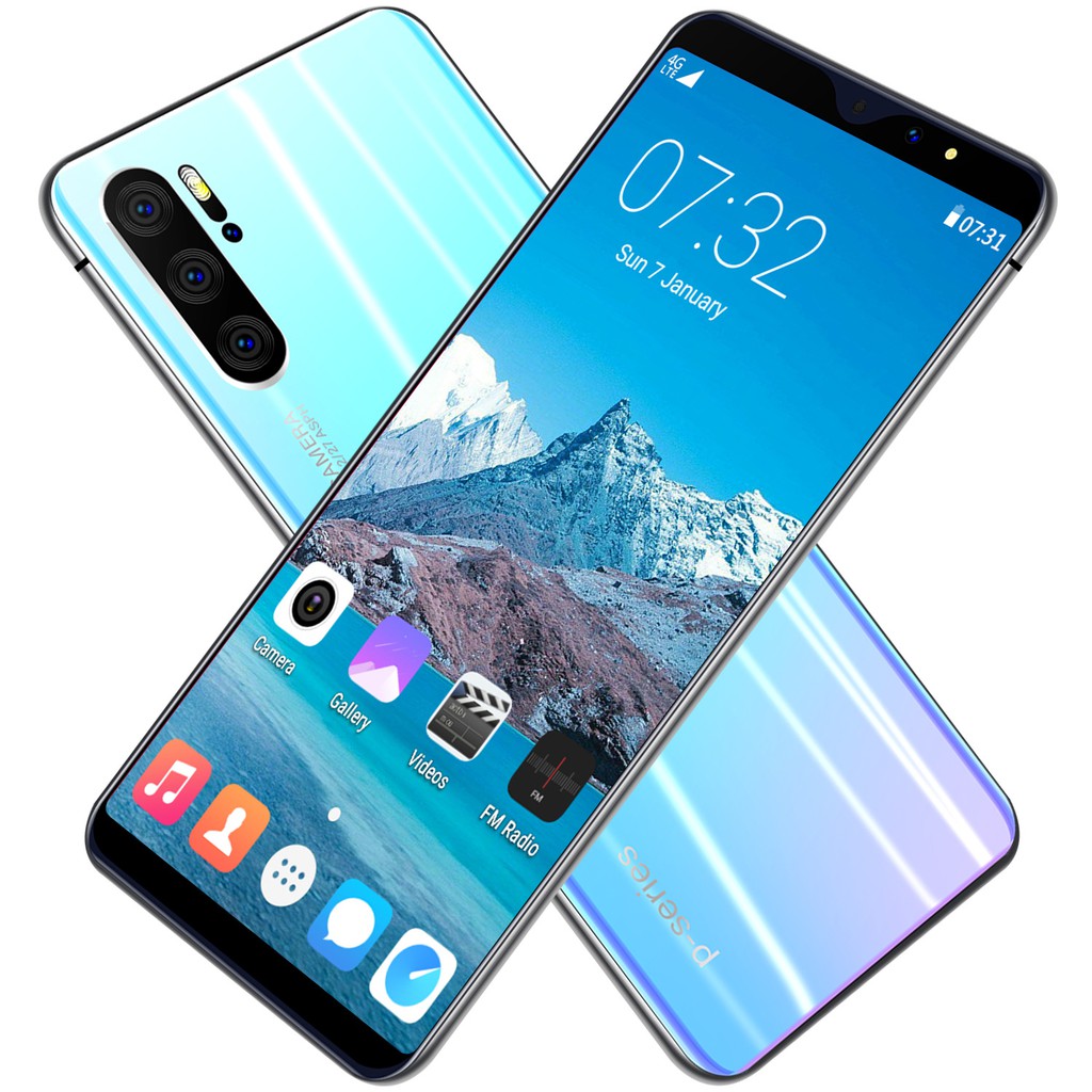 P31 PRO 6.1 นิ้ว HD hd หน้าจอเต็มหน้าจอจดจำใบหน้า （จดจำลายนิ้วมือ+การ ...