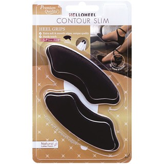 Contour Slim HEEL HELLOHEEL BLACK แผ่นกันกัด Contour Slim HELLOHEEL สีดำ ผลิตภัณฑ์เกี่ยวกับเท้า ของใช้ส่วนตัว ผลิตภัณฑ์แ