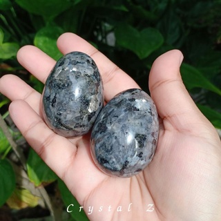 Larvikite Labradorite | ลาบราโดไรต์ ลาวิไคต์ 🔮🧙 #ovalลาวิไคต์ "หินแห่งเวทมนต์" 💙 เหลือบสีเงิน สีฟ้า #LL01 #LL02