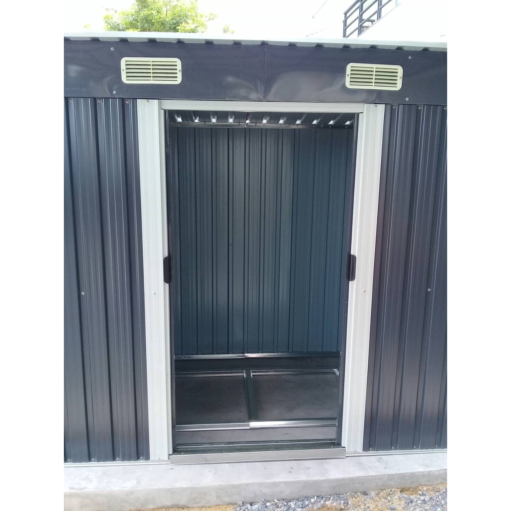 บ้านเก็บของกลางแจ้ง ห้องเก็บของกลางแจ้ง ขนาด 2.61 x 1.21 x 1.76 เมตร (ไม่มีพื้นภายใน)รุ่น M-MX261121 - รูปที่ 2