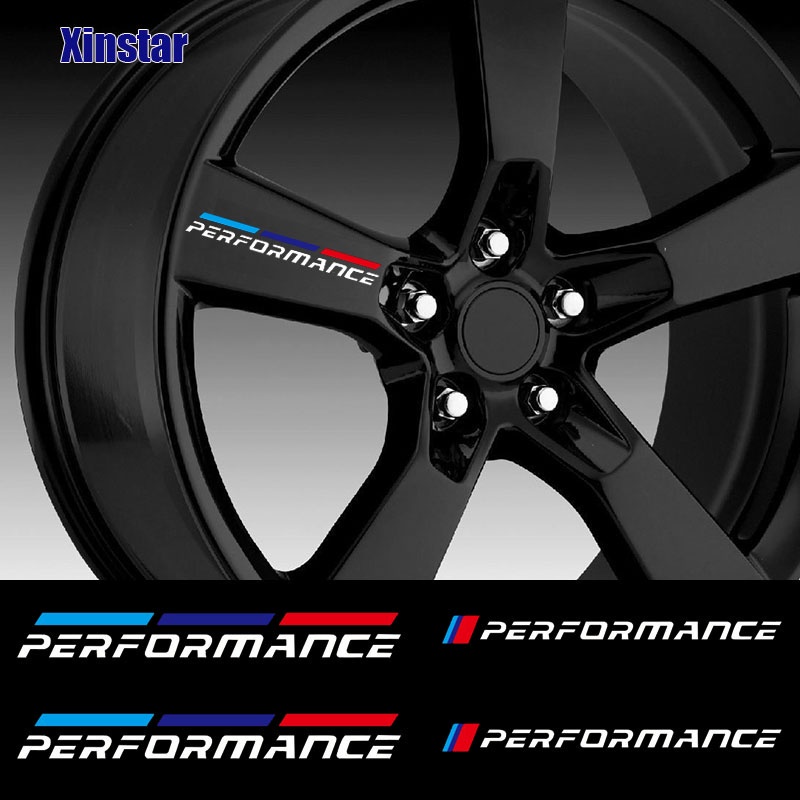 〖พร้อมส่ง} สติ๊กเกอร์ติดขอบล้อรถ 4 ชิ้นสําหรับ Bmw E36 E39 E46 E53 E60 E61 E34 E70 E71 E85 E87 E90 E