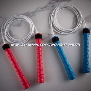 ⚪ White PVC 4mm ⚪ Jump Rope 4mm เชือกกระโดดเบา ⚪ ด้าม 19cm