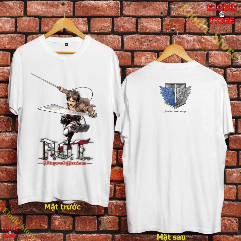 เสื้อยืด Eren Yeager - เสื้อยืด Attack on Titan นุ่ม - เท่ - EY-009